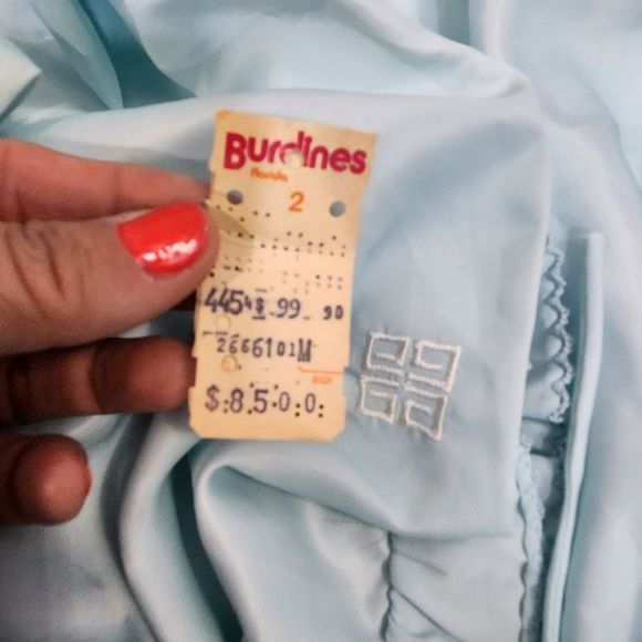 Givenchy true Vintage light blue sleep gown robe made in the US size medium - Picture 6 of 10